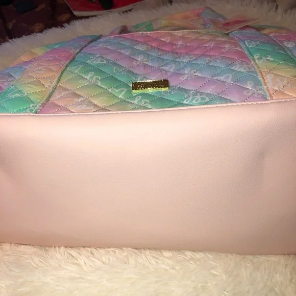 Luv Betsey Betsey Johnson Colorful Pastel Quilted Women's Bag - Picture 8 of 16